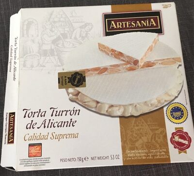 Artesania Torta Turrón De Alicante