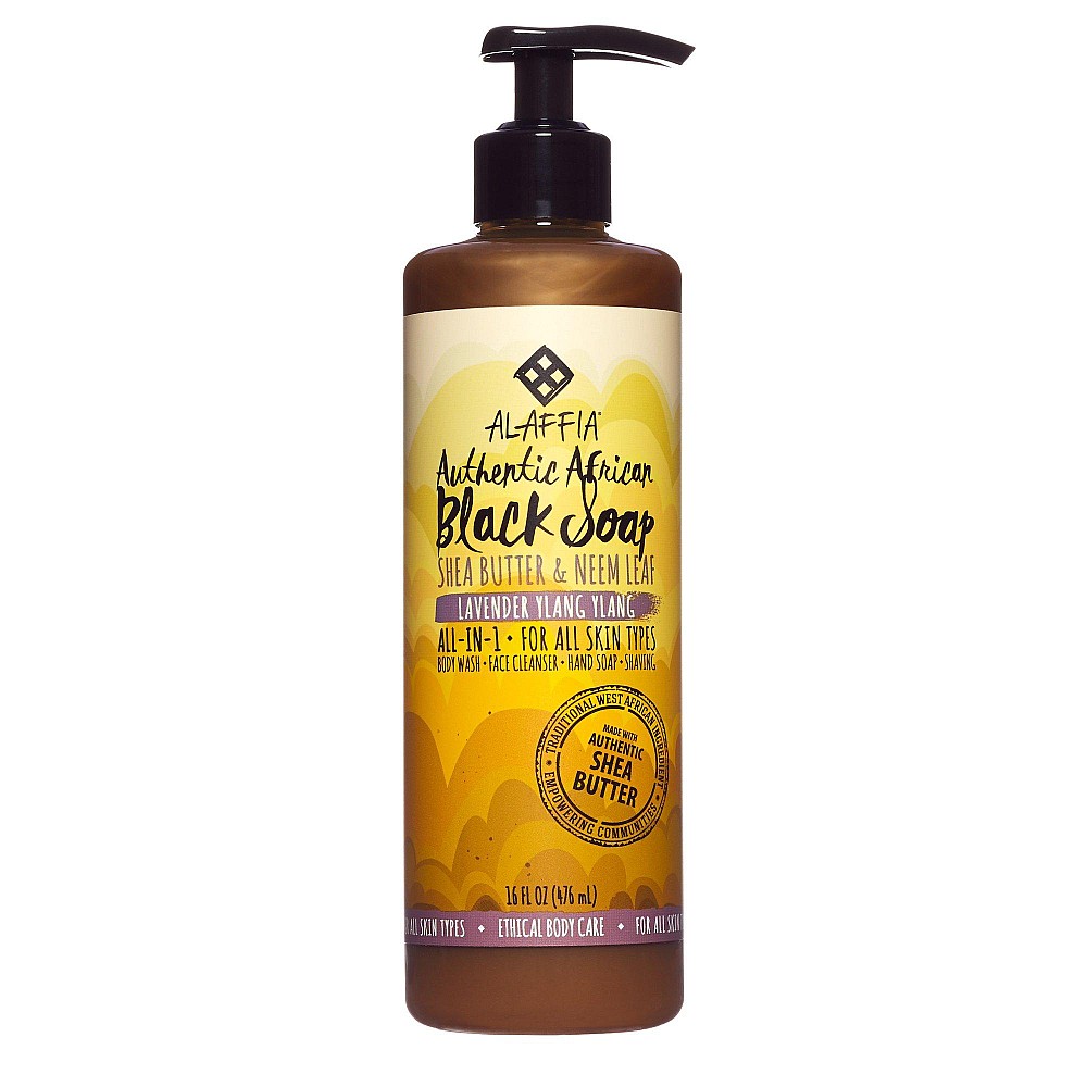 Alaffia Lavender Ylang African Black Soap