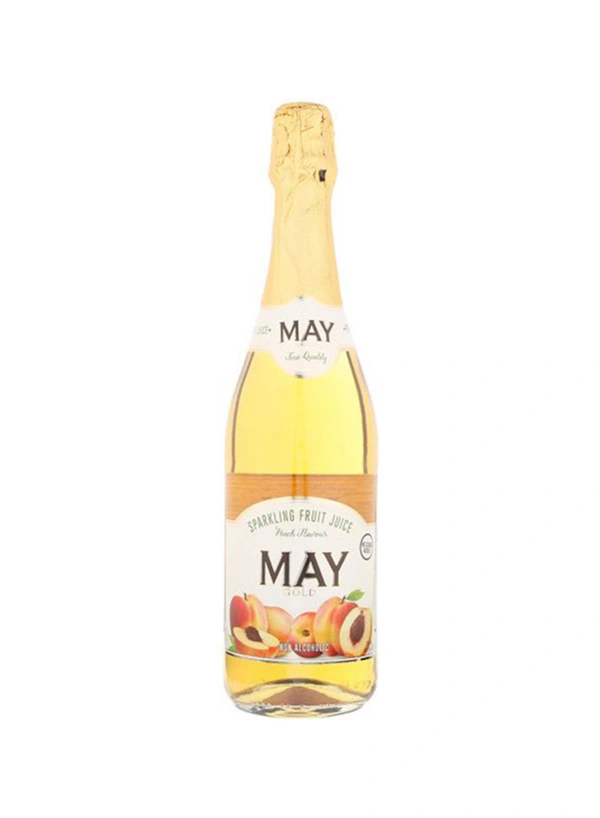 may Gold Sparkling Fruit Juice Peach Flavour 750 Ml