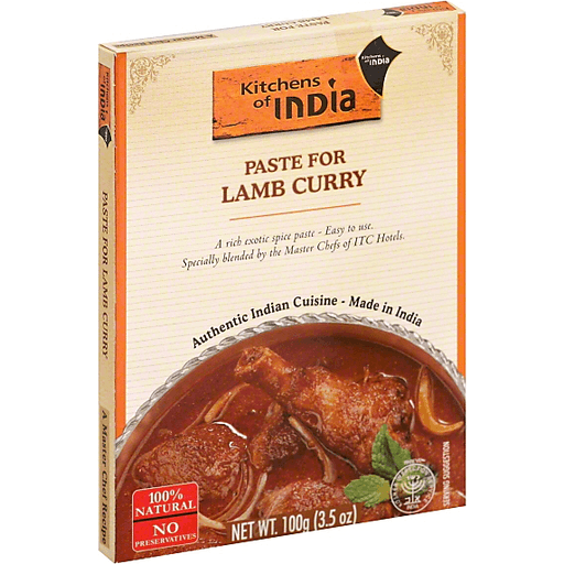 Kitchens Of India Paste For Lamb Curry - 3.5 Oz