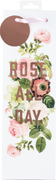 Cakewalk Rose All Day Single Bottle Wine Bag