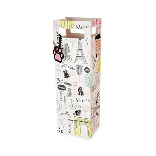 CakeWalk 7348 Wine Charms Paris Bag, One Size, Multi Colored