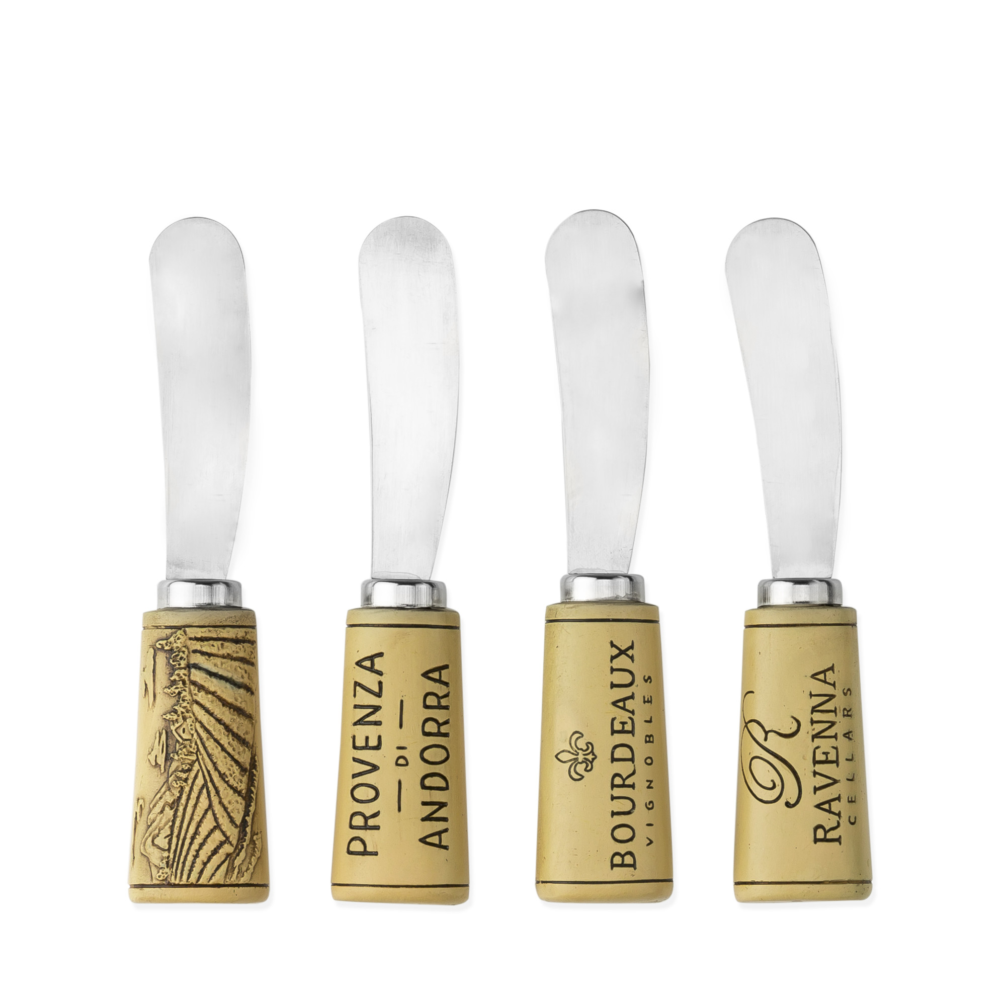 Twine Cork Handled Cheese Spreader Set