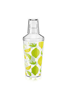 True 16oz Citrus Patterned Plastic Cocktail Shaker