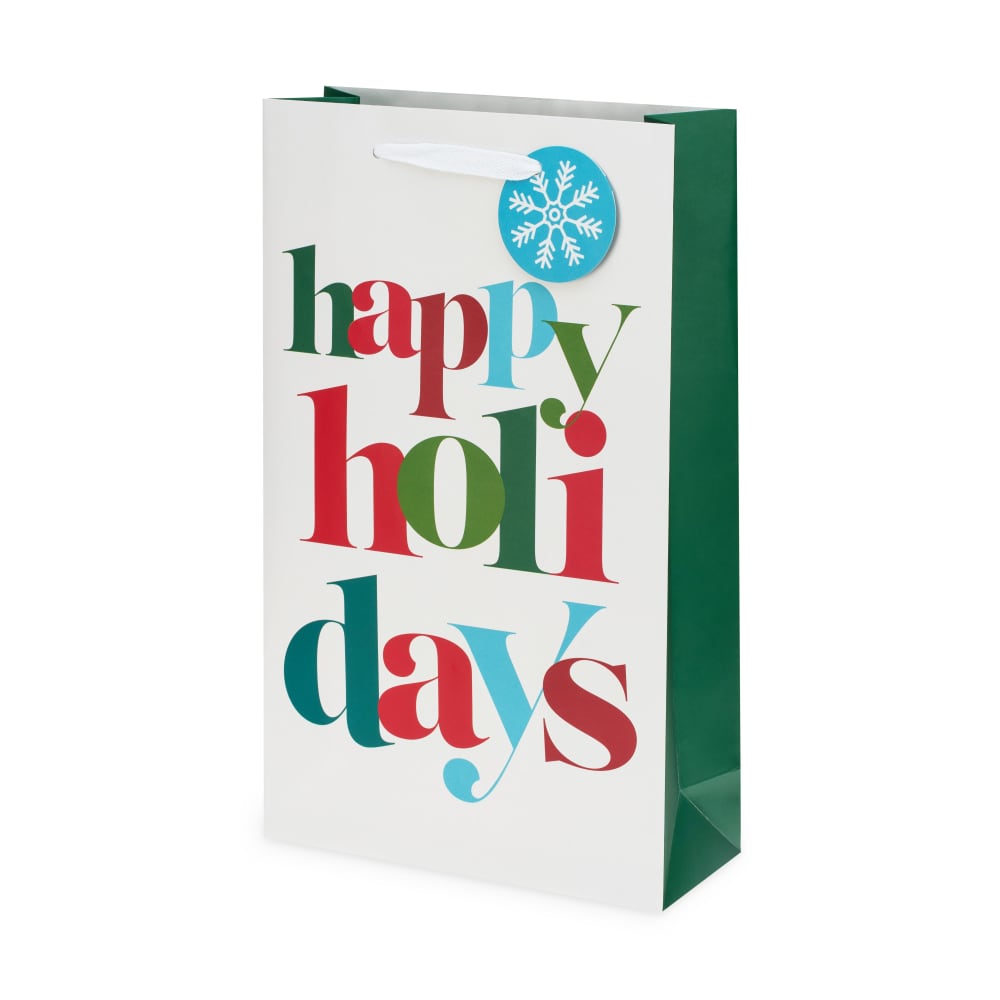 Cakewalk (Bags) Happy Holidays Double-Bottle Wine Bag