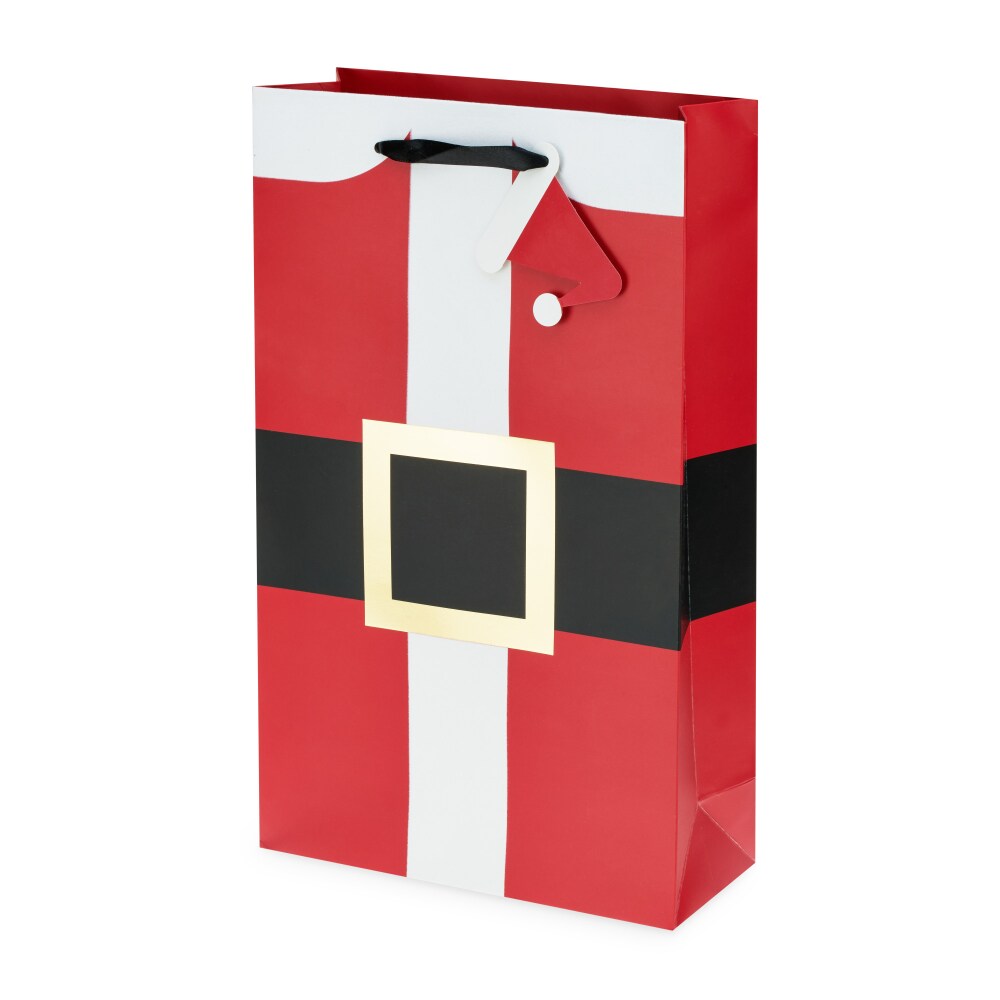 Cakewalk (Bags) Santa's Suit Double-Bottle Wine Bag