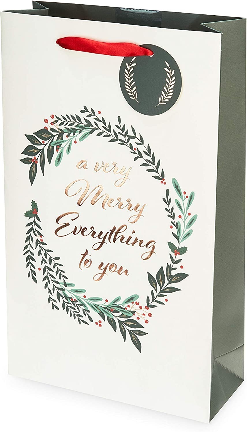 Cakewalk Merry Everything Double Bottle Wine Bag