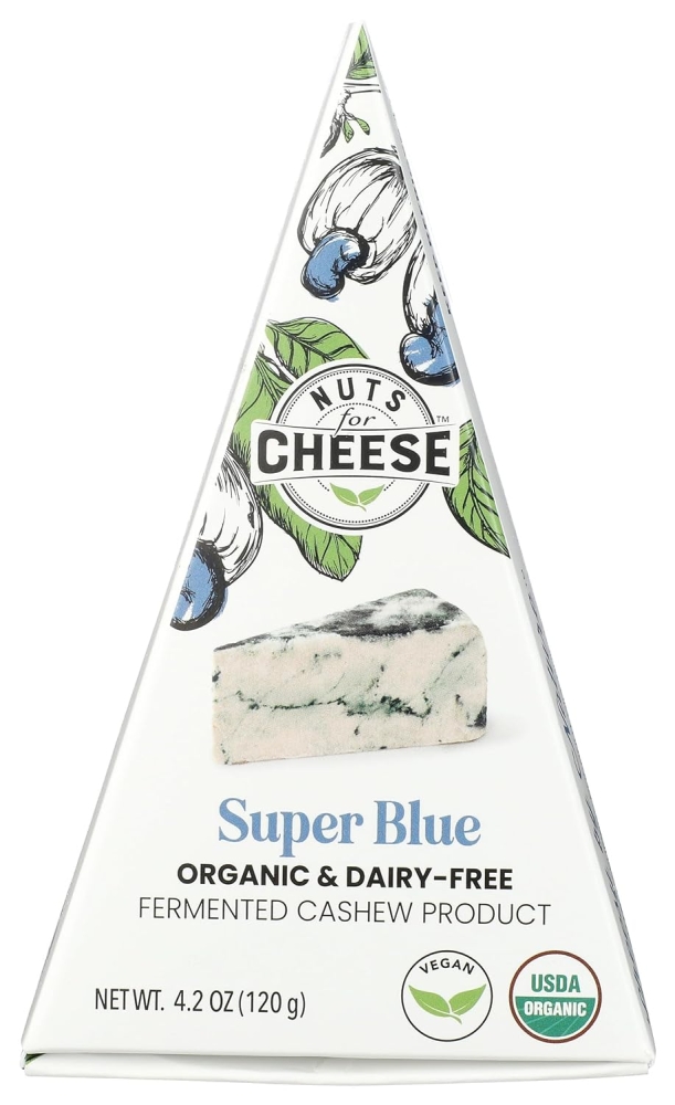 Nuts for Cheese Organic & Dairy-Free Super Blue Fermented Cashew Product 4.2 Oz