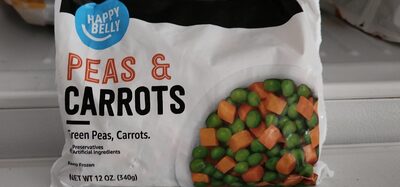Happy Belly Peas And Carrots - 12 Oz