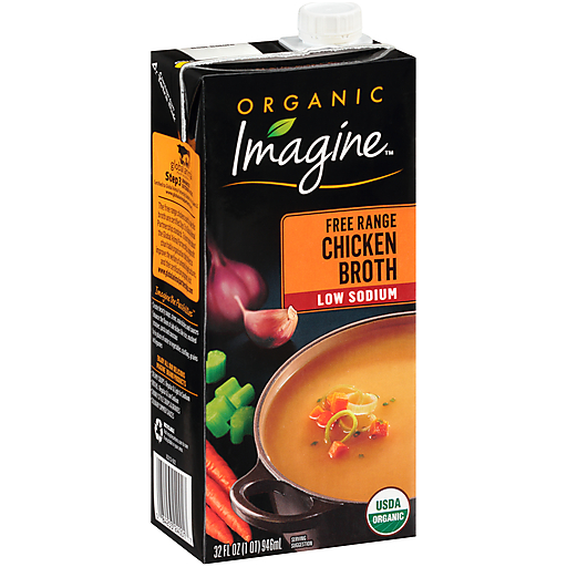 Imagine Foods Organic Low Sodium Free Range Chicken Broth -- 32 Fl Oz