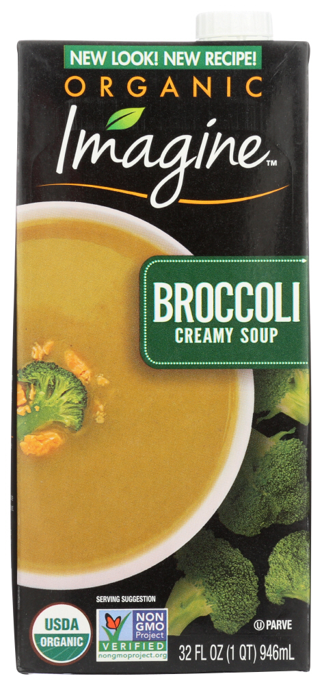 Imagine Organic Broccoli Creamy Soup 32 Fl. Oz. Aseptic Pack