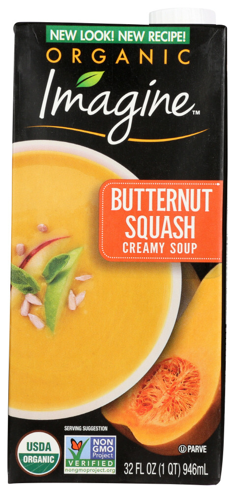 Imagine Organic Butternut Squash Creamy Soup 32 Fl. Oz. Aseptic Pack