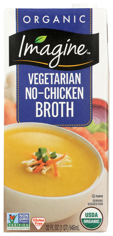 Imagine No Chicken Broth, Organic, Vegetarian 32 Fl Oz