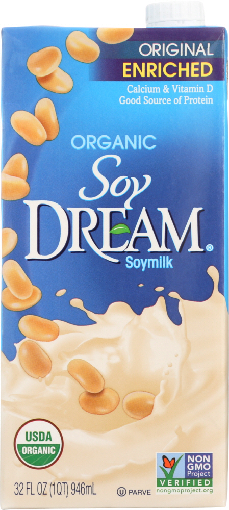 Soy Dream Original Enriched Organic Soymilk 32 Fl. Oz. Aseptic Pack