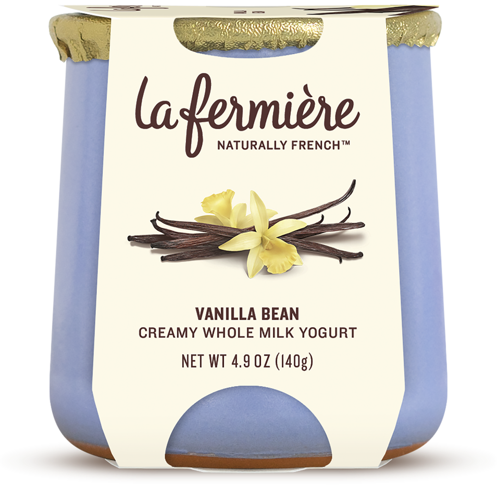 La Fermiere Yogurt, Whole Milk, Creamy, Vanilla Bean