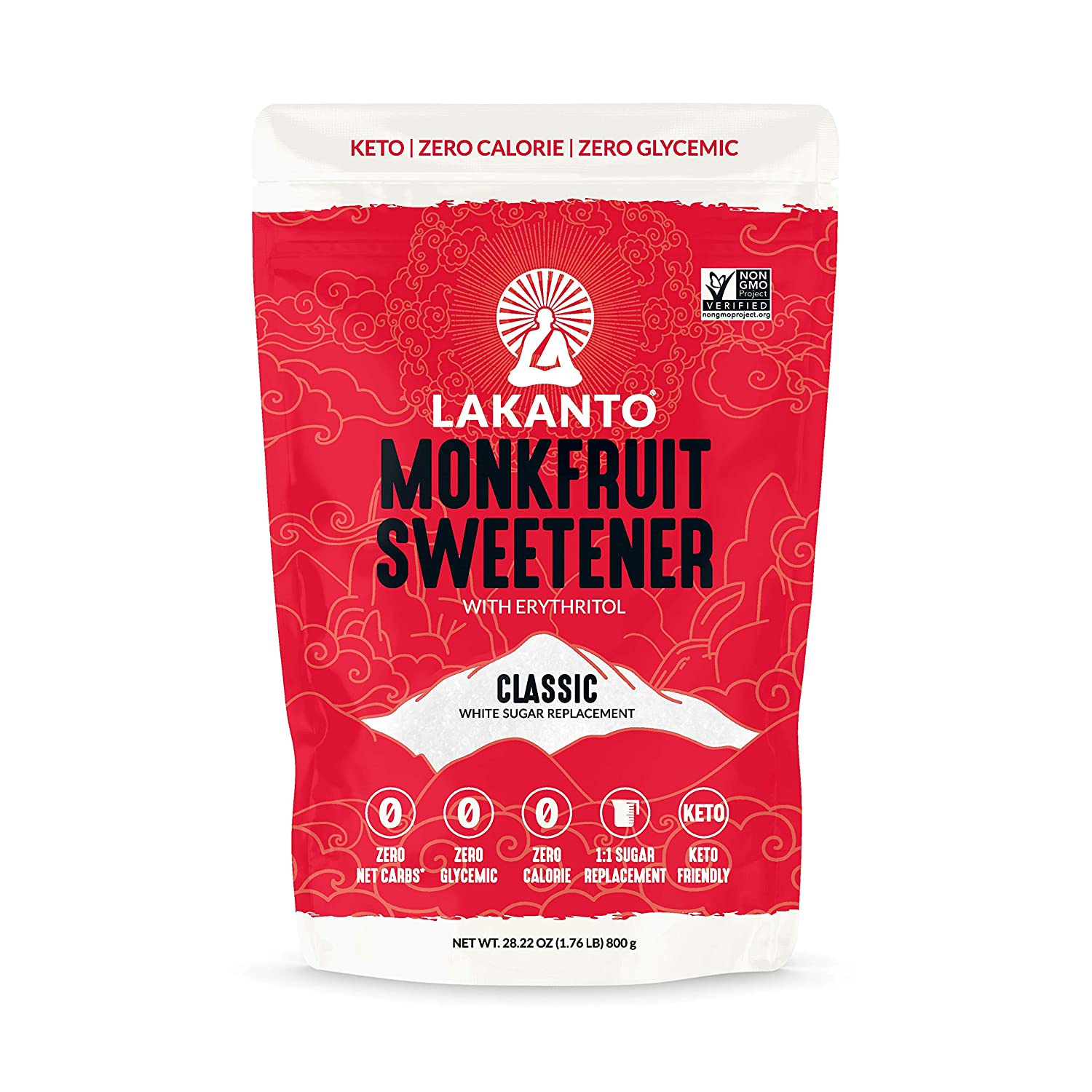 Lakanto Monkfruit Sweetener, Classic - Sugar Substitute