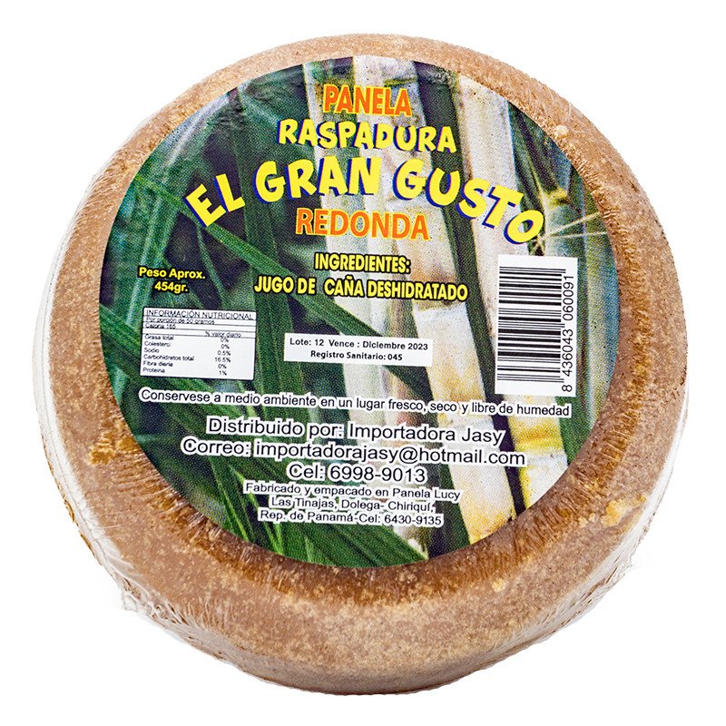 El Gran Gusto Colombiano Raspadura Redonda 454 G