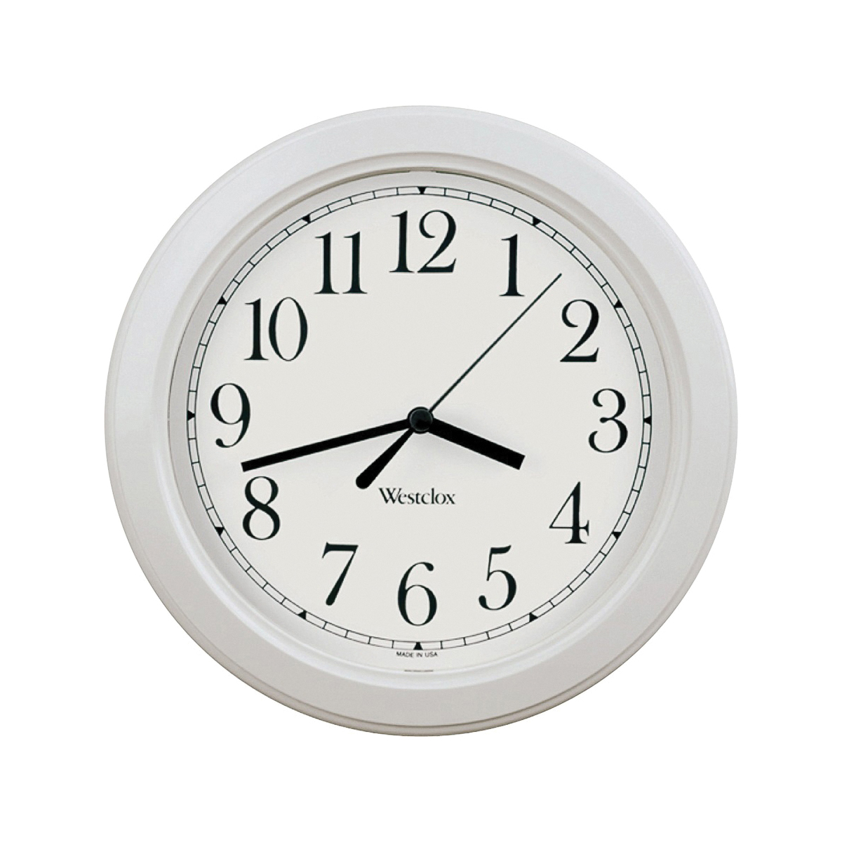 Westclox 8.5 Round Wall Clock White