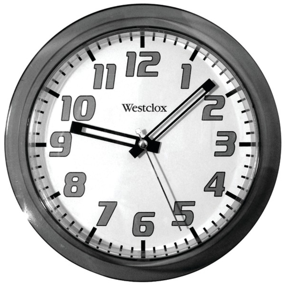 Westclox(R) 32004BK 7.75 Translucent Wall Clock (Black)