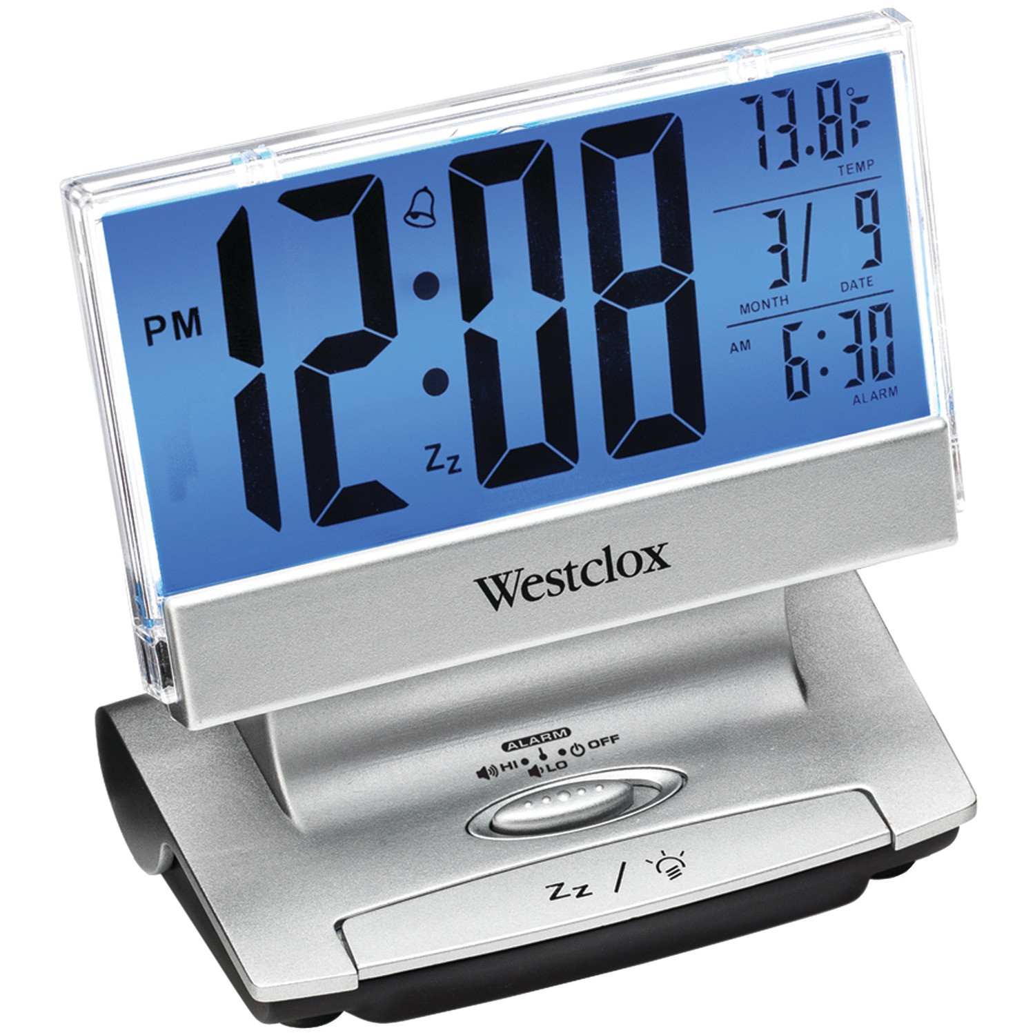 Westclox 72021x Electric Lcd-display Usb-charging Alarm Clock