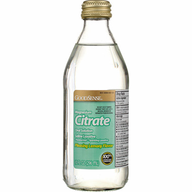 GoodSense Citrate Magnesium Regular Lemon 10z X