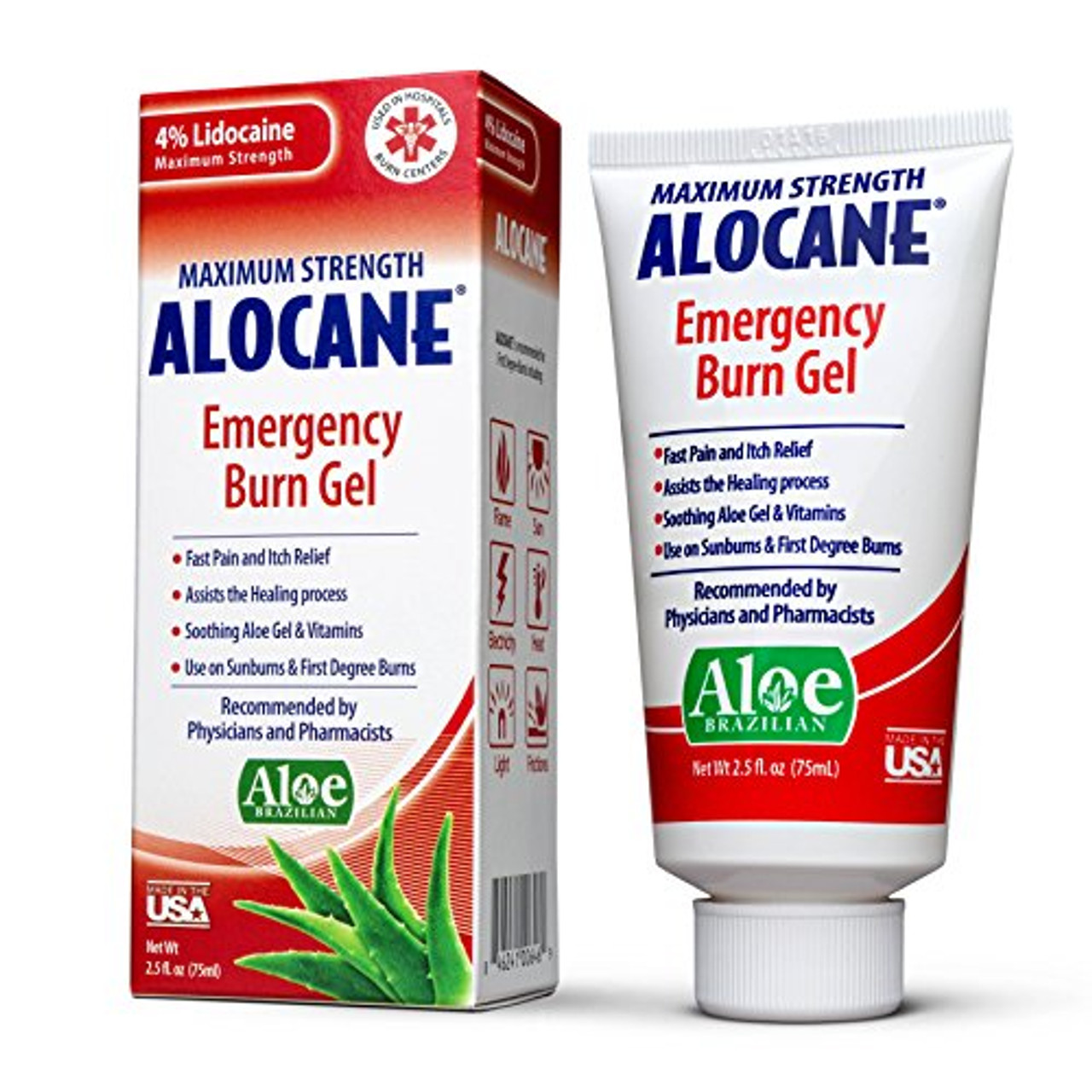 Alocane Maximum Strength Emergency Burn Gel - 2.5oz