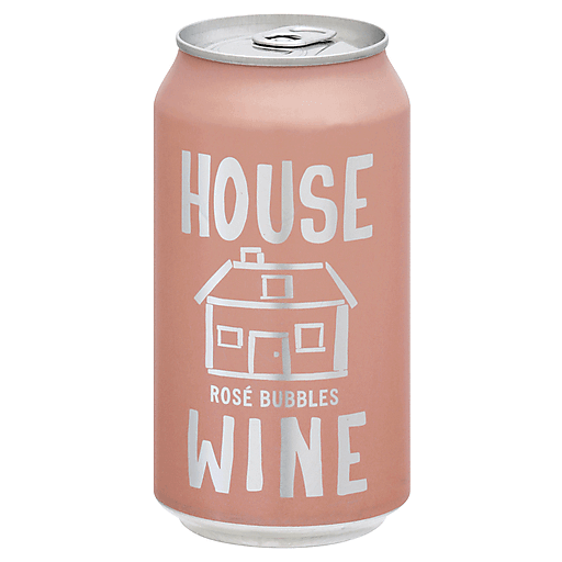 House Wine Rose Bubbles Carbonated 375 Ml