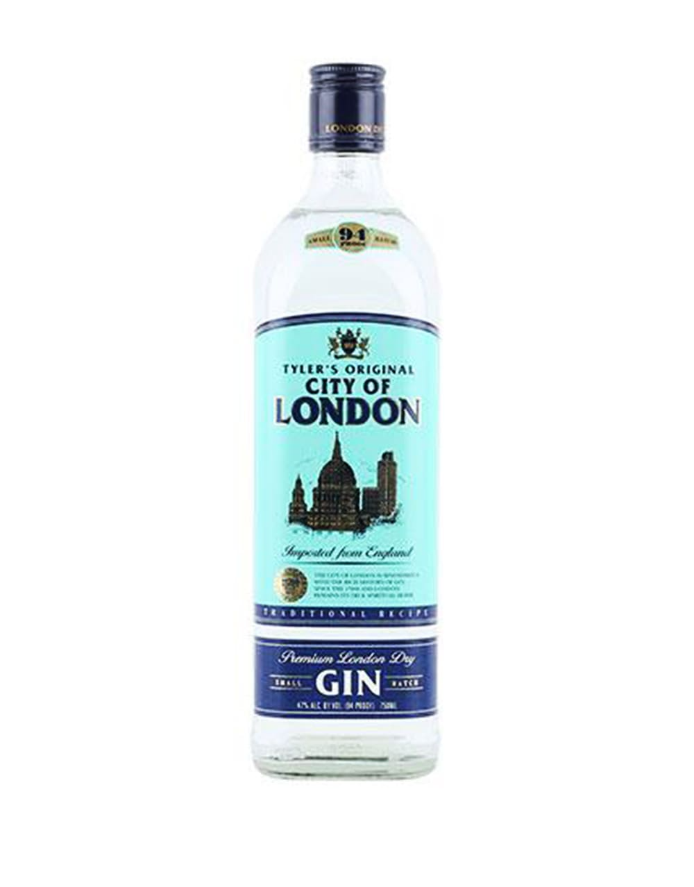 Tyler's City of London Dry Gin 750ml