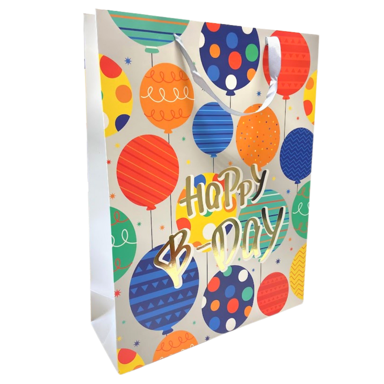 Vivamerica Happy Birthday With Colors Balloons Gift Bag