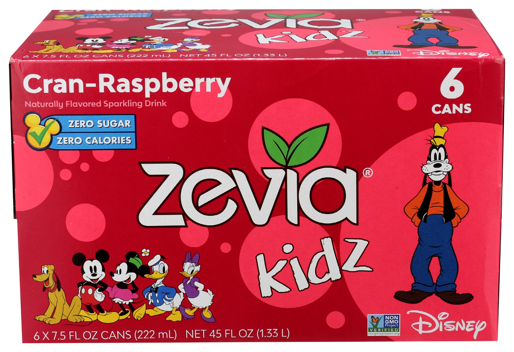Zevia Kidz Cran Raspberry 6Pack, 45 Fo