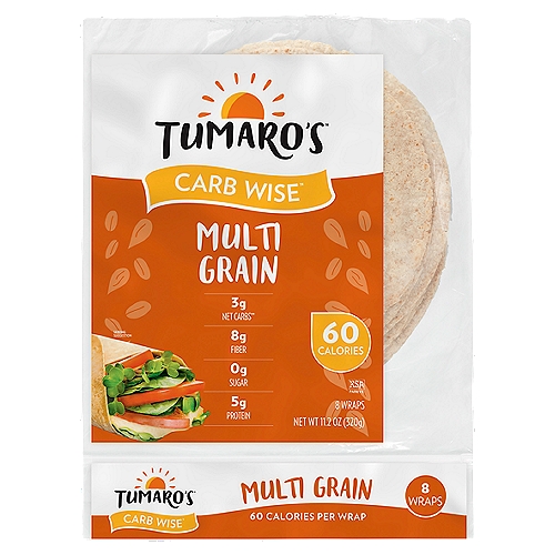 Tumaro's Carb Wise Multi Grain Wraps
