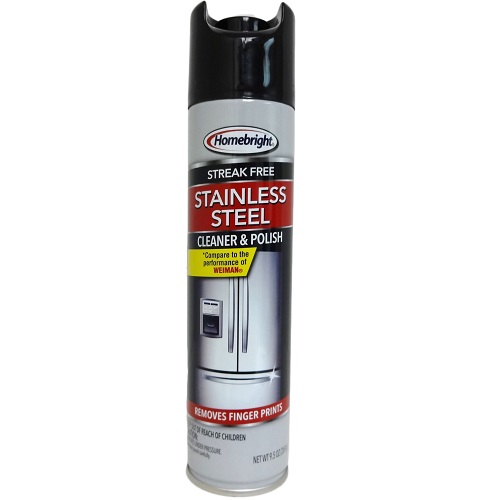 Homebright Stainless Steel Cleaner 9.5oz-whole