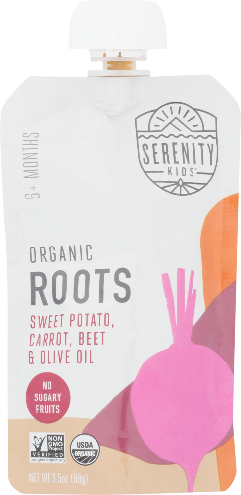 Serenity Kids Organic Roots Baby Food, 3.5 Oz