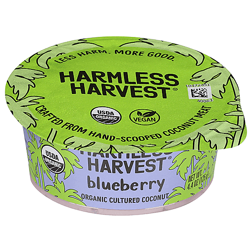 Harmless Harvest Coconut Yogurt Alternative, Organic Dairy-Free, Blueberry