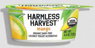 Harmless Harvest Mango Organic Dairy-Free Coconut Yogurt Alternative