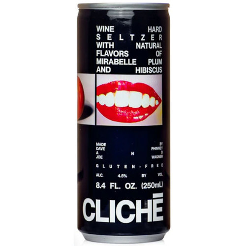 Cliche Seltzer Mirabelle Plum And Hibiscus Wine 8.5oz 4 Pack Cans