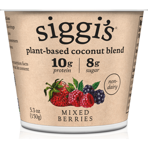 Siggi's Plant-Based Coconut Blend Mixed Berries Yogurt 5.3 Oz