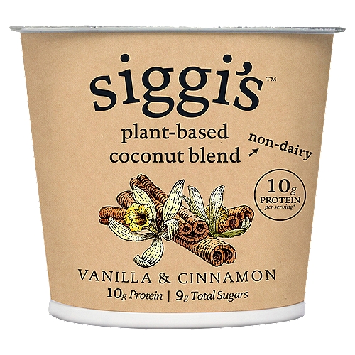 Siggi's Plant Based Coconut Blend Vanilla Cinnamon Yogurt