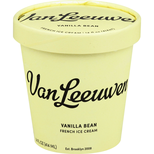 Van Leeuwen Ice Cream, French, Vanilla Bean 14 Fl Oz