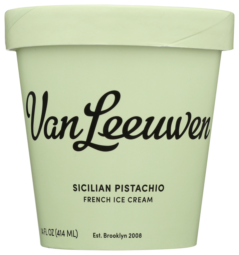 Van Leeuwen Ice Cream, French, Sicilian Pistachio 14 Fl Oz