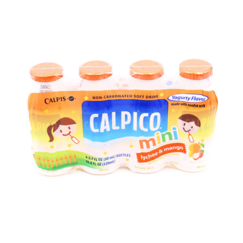 Calpico Mini Lychee Mango 4P