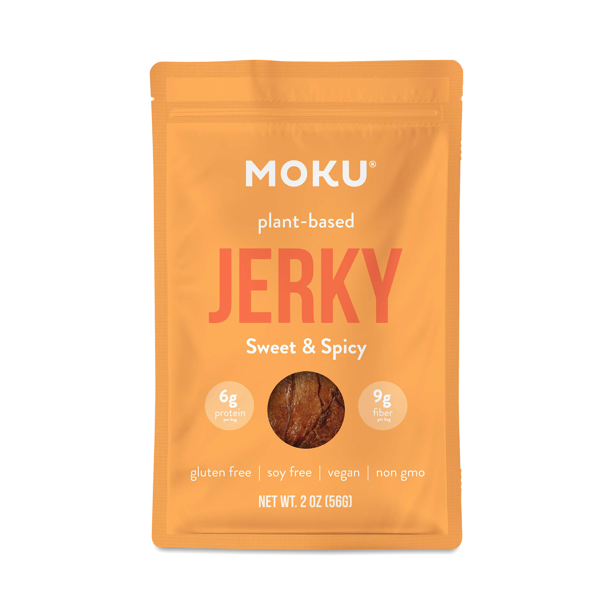 Moku Mushroom Jerky, Sweet & Spicy