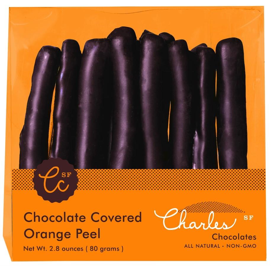 Charles Chocolate Covered Orange Peels 2.8 Oz