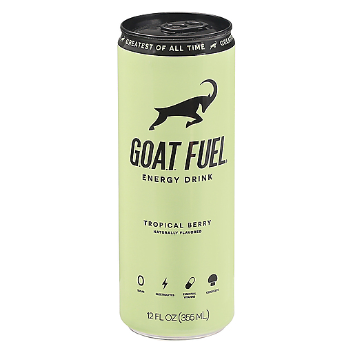 G.O.A.T. Fuel Tropical Berry Energy Drink 12 Fl Oz Can