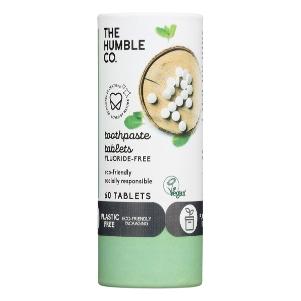 The Humble Co Toothpaste Tab Mint Fluoride Free - Case Of 6