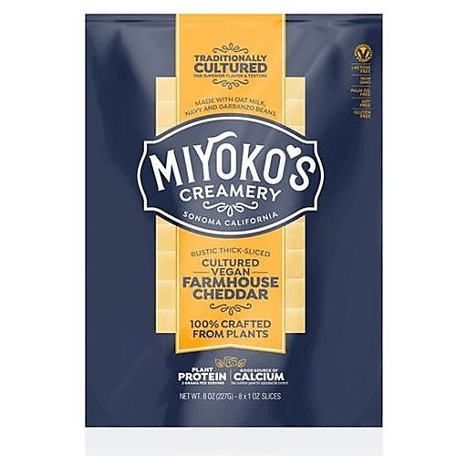 Miyokos Creamery Cheese Vgn Cheddar Slices