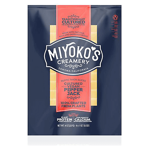 Miyokos Creamery Cheese Vgn Ppr Jck Slices