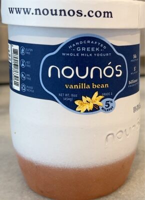 Nounós Vanilla Bean Greek Yogurt - 16 Oz