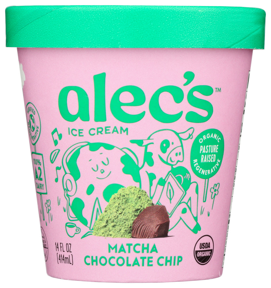 Alecs Ice Cream Matcha Chocolate Chip