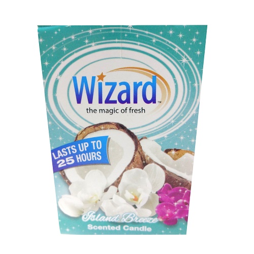Wizard Scent Candle 3oz Island Breeze-whole